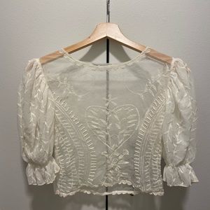 Zara White Top